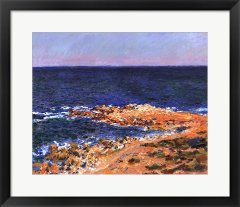 Framed La Grande Bleue at Antibes Print