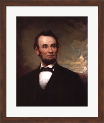 Framed Abraham Lincoln Print