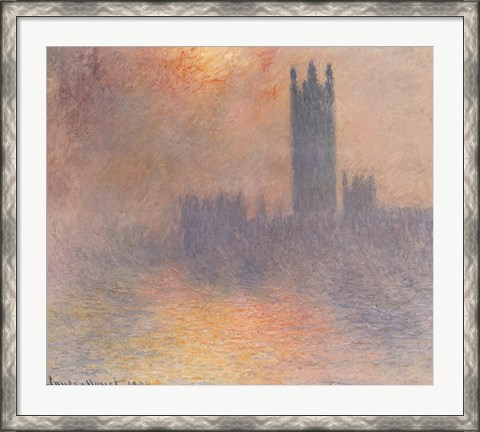 Framed London Houses of Parliament Print