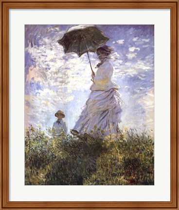Framed Madame Monet and Her Son Print