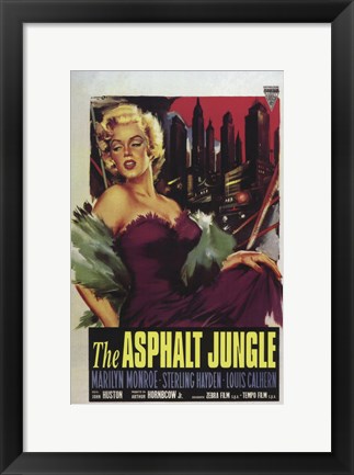 Framed Asphalt Jungle, c.1950 - style A Print
