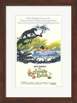 Framed Jungle Book Disney Print