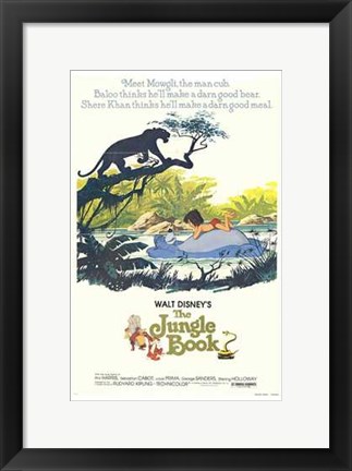 Framed Jungle Book Disney Print