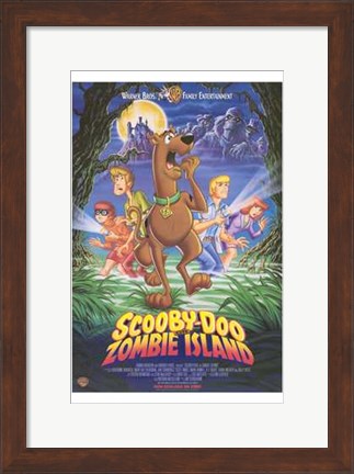 Framed Scooby-Doo on Zombie Island Print