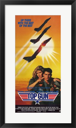 Framed Top Gun 3 Jets and LT Pete &amp; Charlie Print