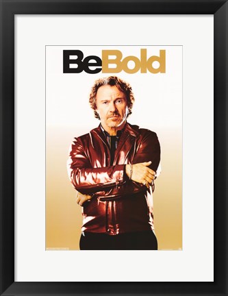 Framed Be Cool - Be Bold Print