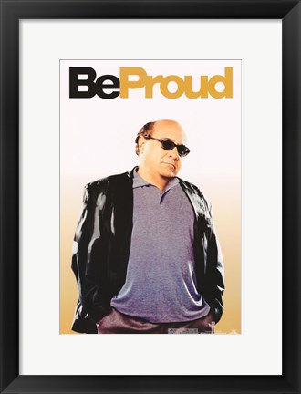 Framed Be Cool - Be Proud Print