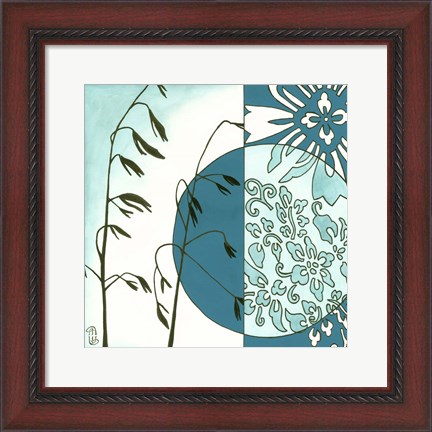 Framed Kimono Garden III Print
