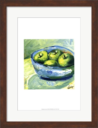 Framed Bowl of Fruit II Print