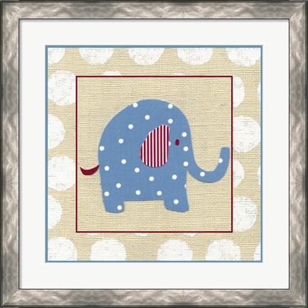 Framed Katherine&#39;s Elephant Print
