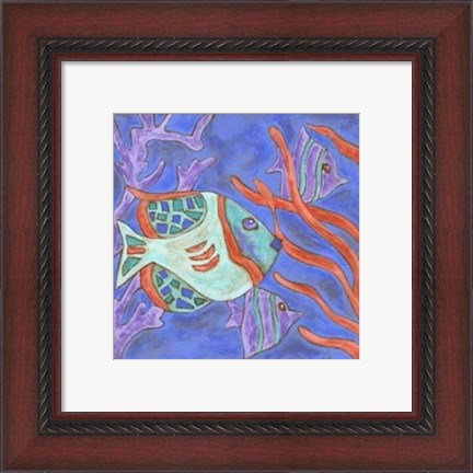 Framed Pop Fish II Print