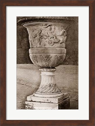 Framed Versailles Urn I Print
