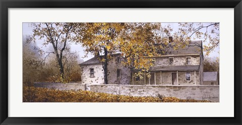 Framed Blanket of Gold Print