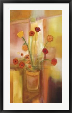Framed Comfort of Flowers Print