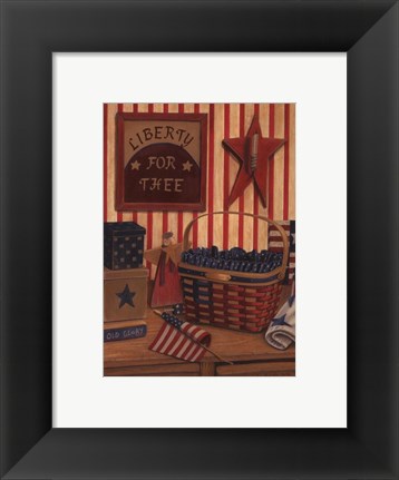 Framed Liberty For Thee Print