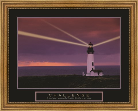 Framed Challenge - Lighthouse Print