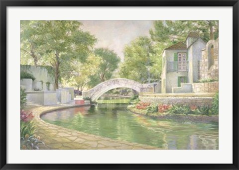 Framed Summer Bridge Print