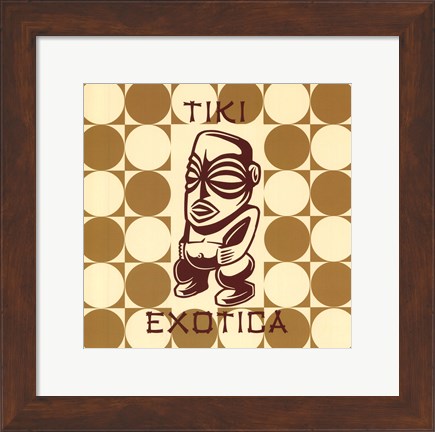 Framed Tiki Exotica Print