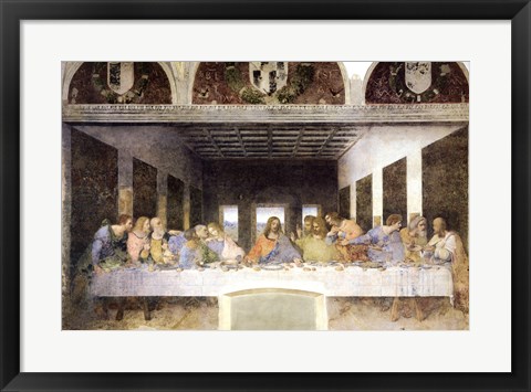 Framed Last Supper Print