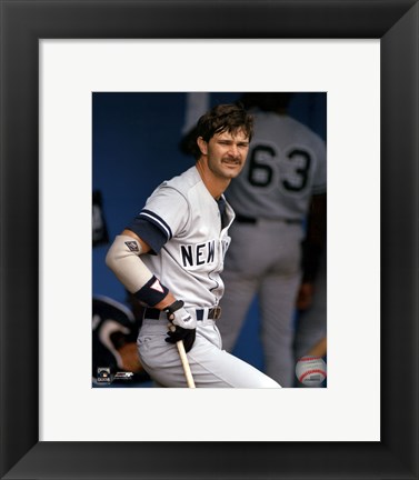 Framed Don Mattingly - In Dugout Print