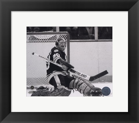 Framed Gerry Cheevers - Action Print