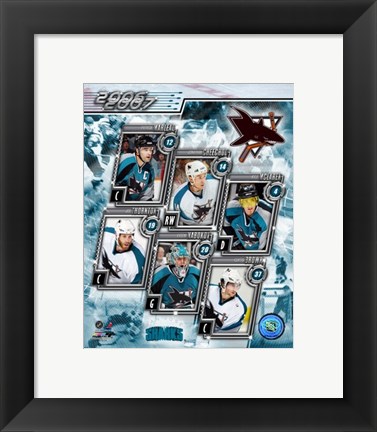 Framed 2006 - Sharks Team Composite Print