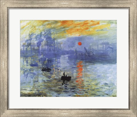 Framed Impression, Sunrise, c.1872 Print