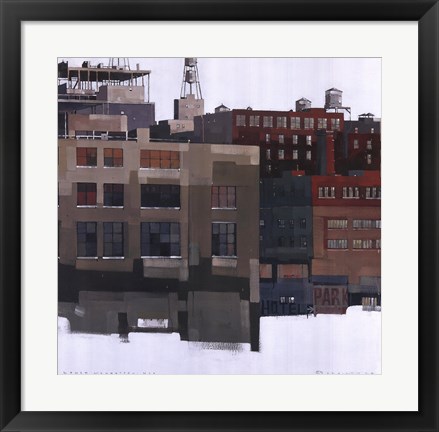 Framed Lower Manhattan IV Print