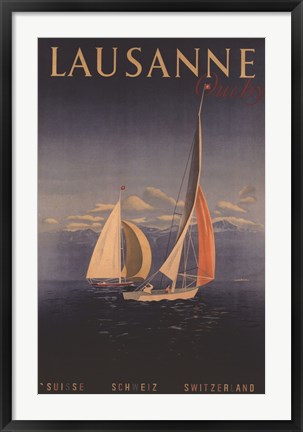 Framed Lausanne Print