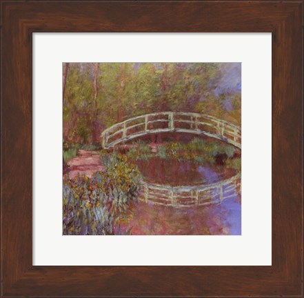 Framed Le Pont Japonais Print