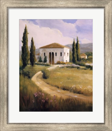 Framed Tuscany Afternoon Print