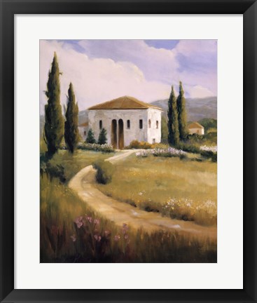 Framed Tuscany Afternoon Print