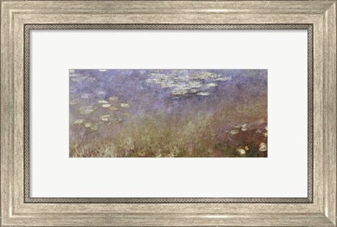 Framed Water Lilies, c. 1915-1926 Print