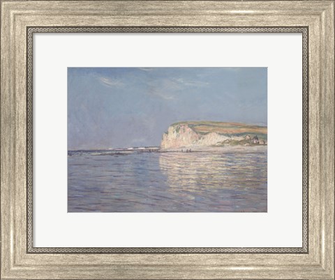Framed Low Tide at Pourville, near Dieppe, 1882 Print