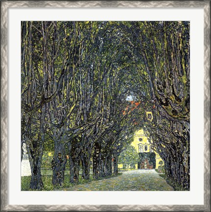 Framed Avenue of Trees in the Park at Schloss Kammer, c.1912 Print
