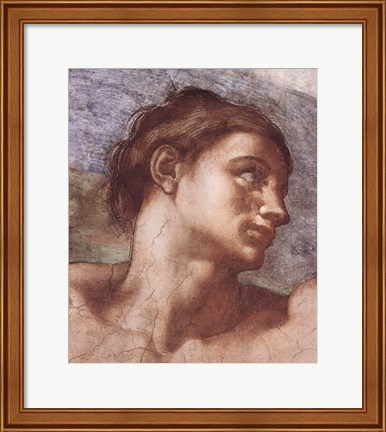 Framed Sistine Chapel Adam Print