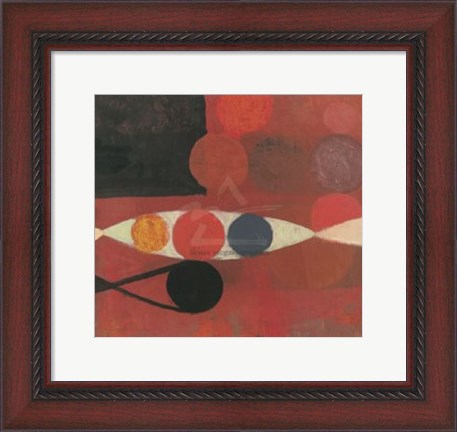 Framed Small Red Seed #6 Print