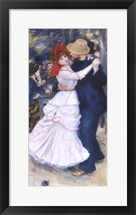 Framed Dance at Bougival Print