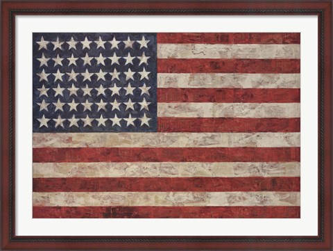 Framed Flag, 1954 Print