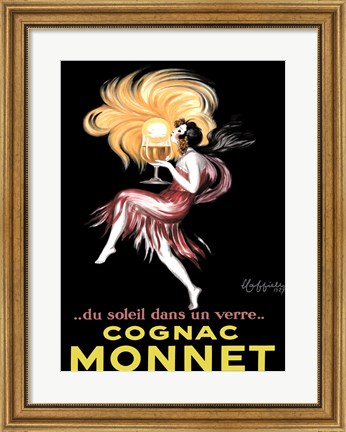 Framed Cognac Monnet, 1927 Print