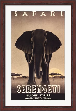 Framed Serengeti Print