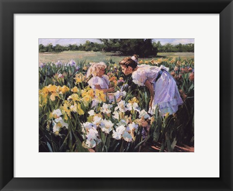 Framed Flower Girls Print