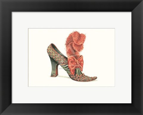Framed La Chaussure de Charlotte Print