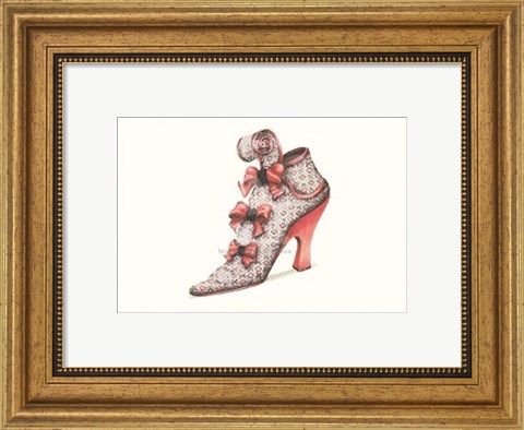 Framed La Chaussure d&#39;Aimee Print
