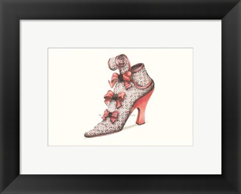 Framed La Chaussure d&#39;Aimee Print