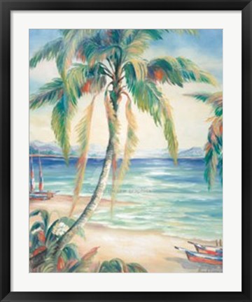 Framed Tropical Breeze II Print
