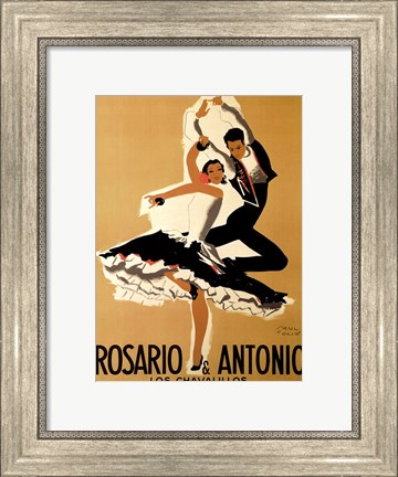 Framed Rosario &amp; Antonio, 1949 Print