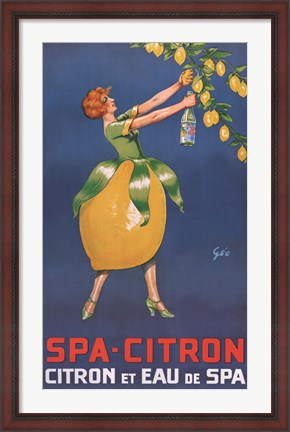 Framed Spa-Citron Print
