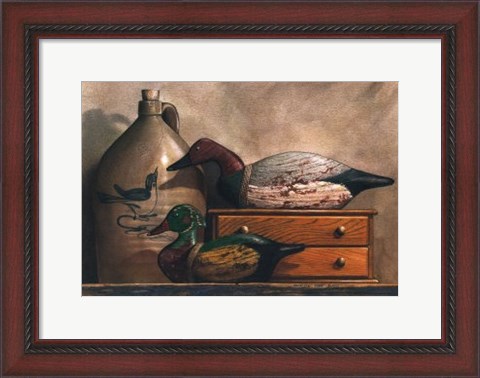 Framed Canvasback and Wood Duck Print