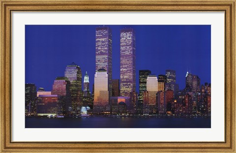 Framed World Trade Center 1973 - 2001 Print